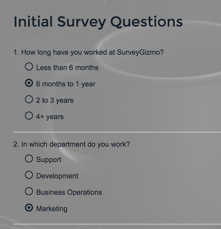 pre-populate a survey using an email campaign