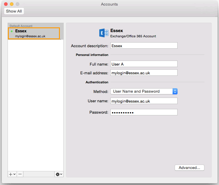 Adding Account To Outlook For Mac 2011