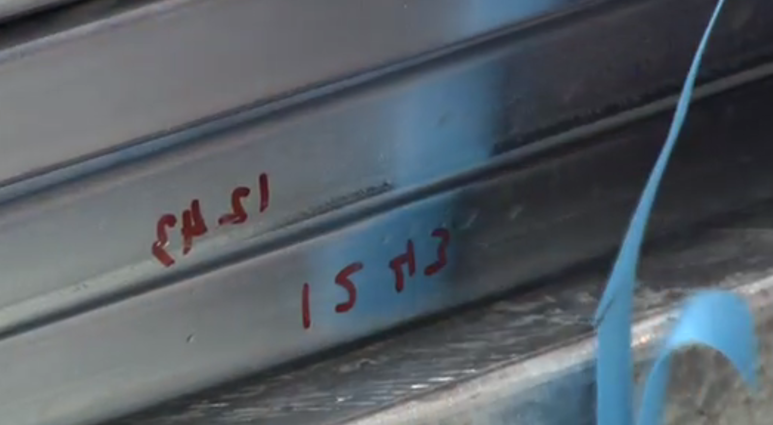 The serial numbers are written onto the parts
