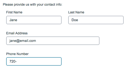 Contact From Survey Taking on Desktop