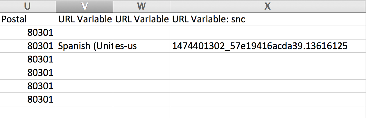 Save And Continue URL Variable In Exports