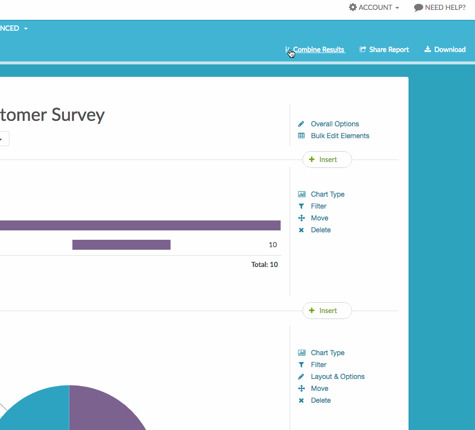 Combine Results From Multiple Surveys