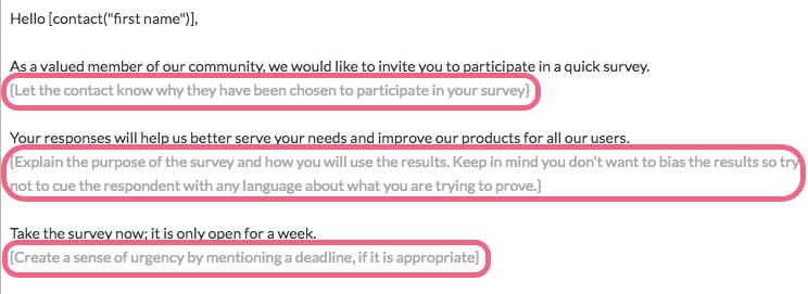 Send Your Survey Via Email: Message Tips
