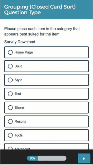 Survey Taking on Mobile Device