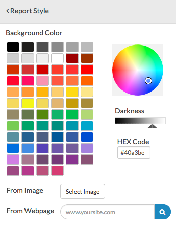 Background Color Options