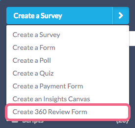 Create 360 Review Form