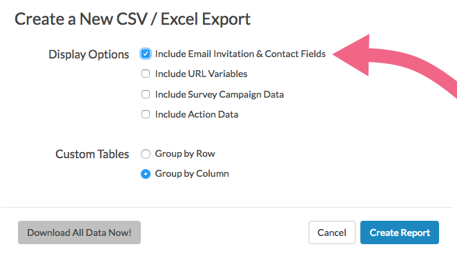 Include Contact Data In Exports