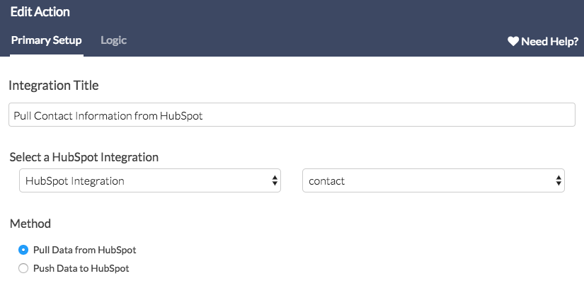 HubSpot Workflow - Add HubSpot Pull