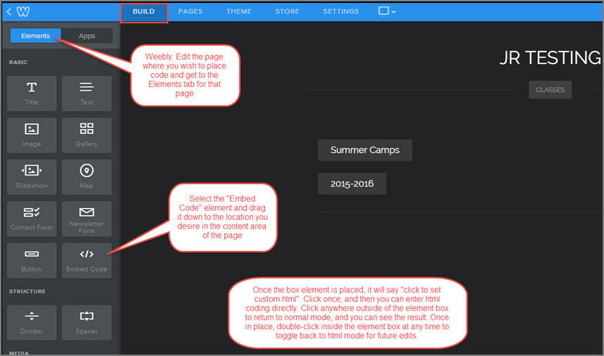 Weebly example (new version)