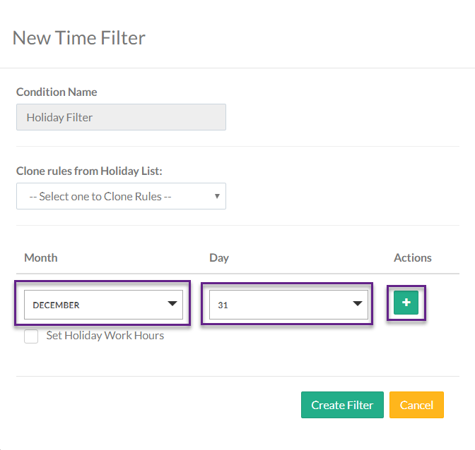 Figure 07 New Time Filter Pop-up: Add Dates