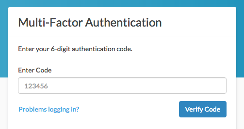 Login Via Multi-factor Authentication (MFA)