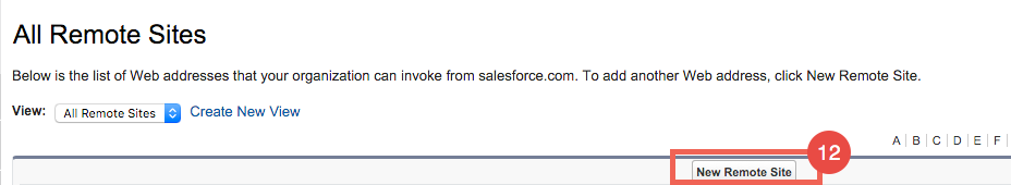 Salesforce Webhook step 2