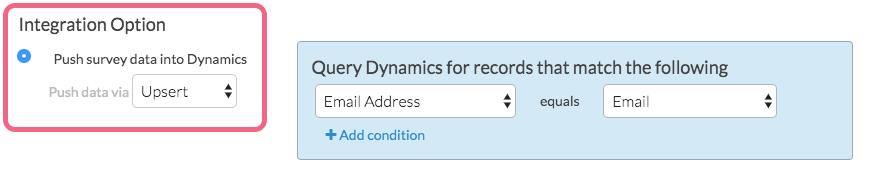 Dynamics Push: Select Account and Object