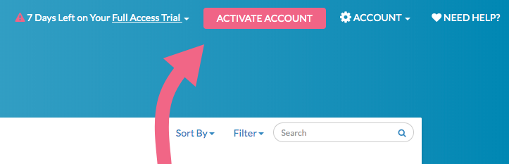 Activate Account