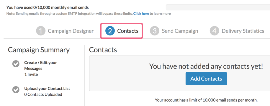 Access Campaigns Contacts