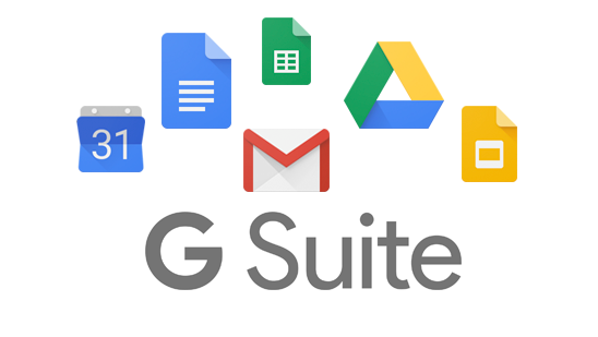 Image of Google Suite Icons