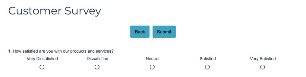 Move Next and Back Buttons At the Top of the Page