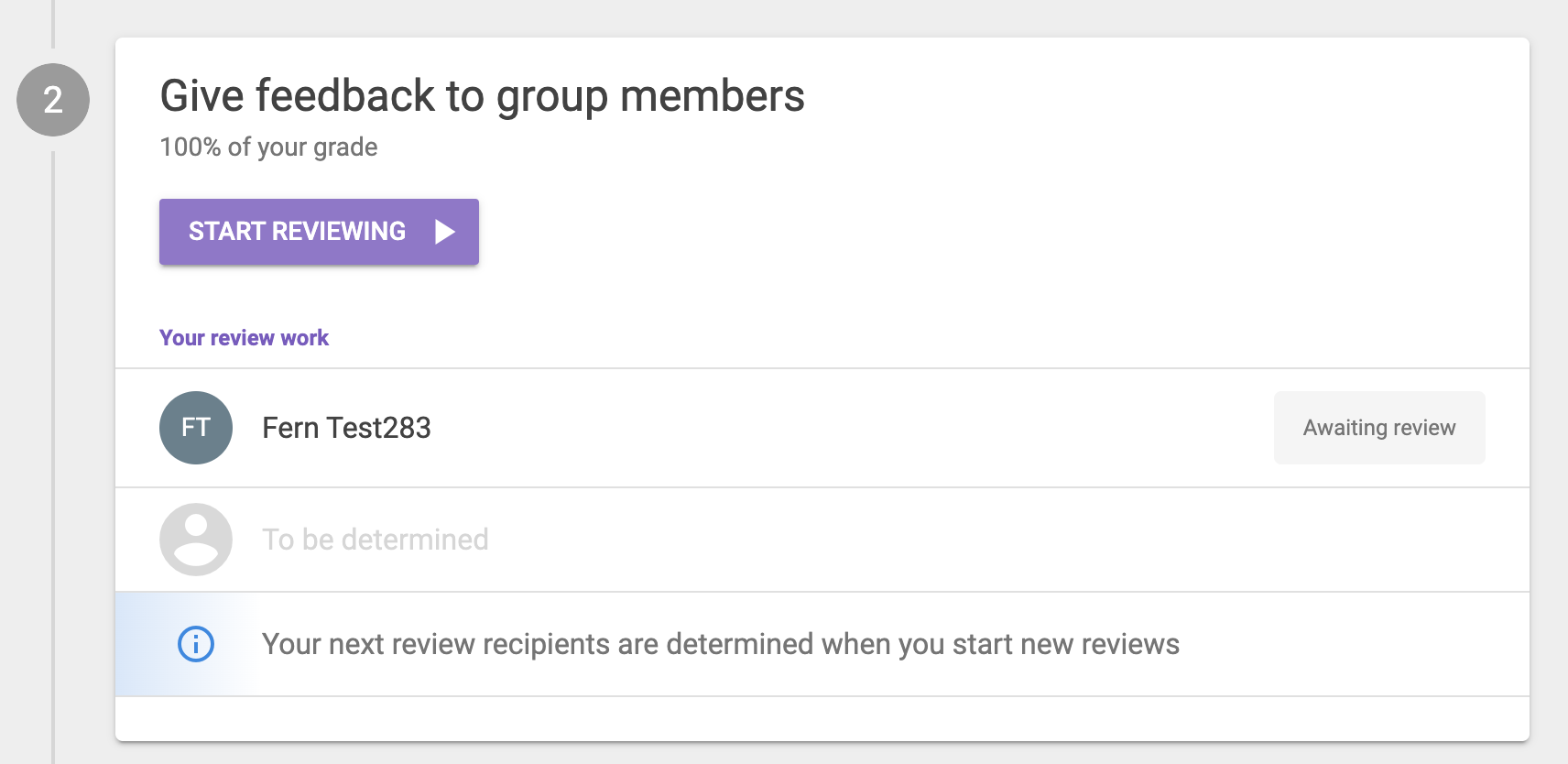 Give feedback to group members. 