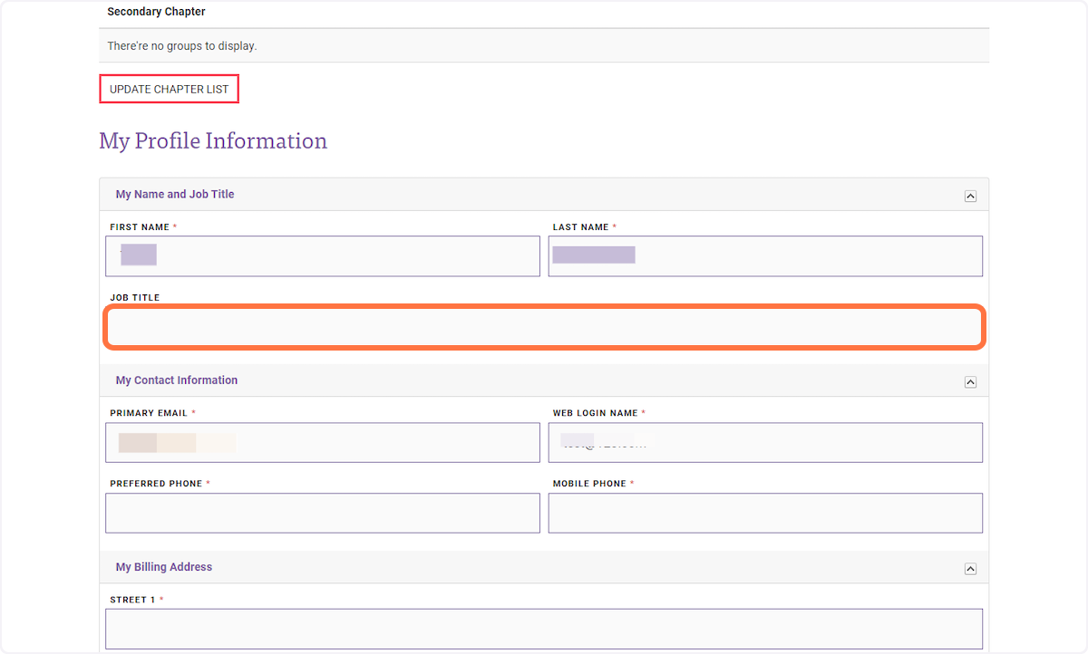You will then be directed to a new page where you can fill in the other required fields