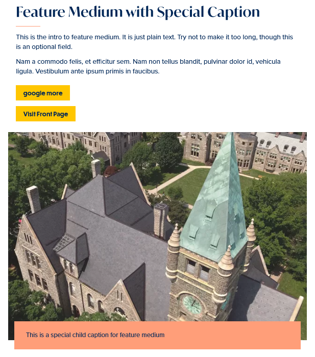 screenshot feature medium display with caption