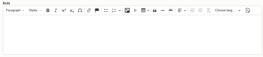 screenshot body field