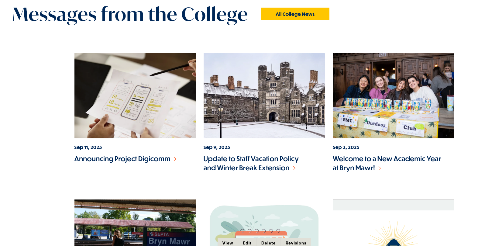 screenshot news flex content display