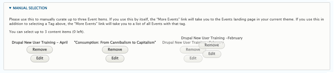 screenshot event 3-up manual selection