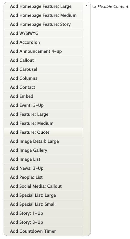 screenshot flex content items