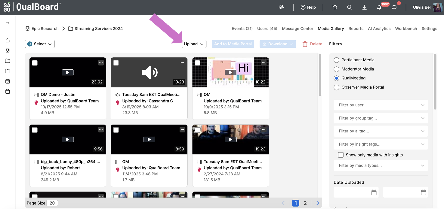 Create Survey Dialog