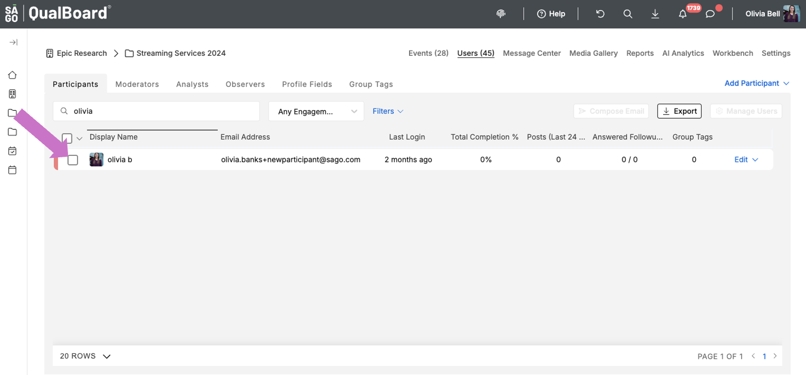 Create Survey Dialog