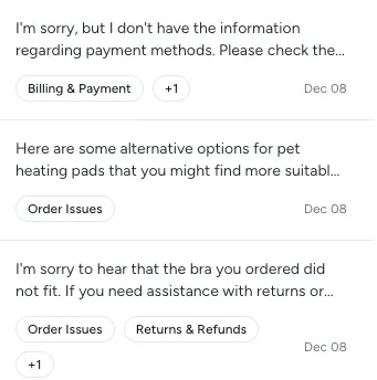 An example of what the tags look like in the inbox.