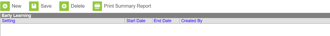 new and save for early education program