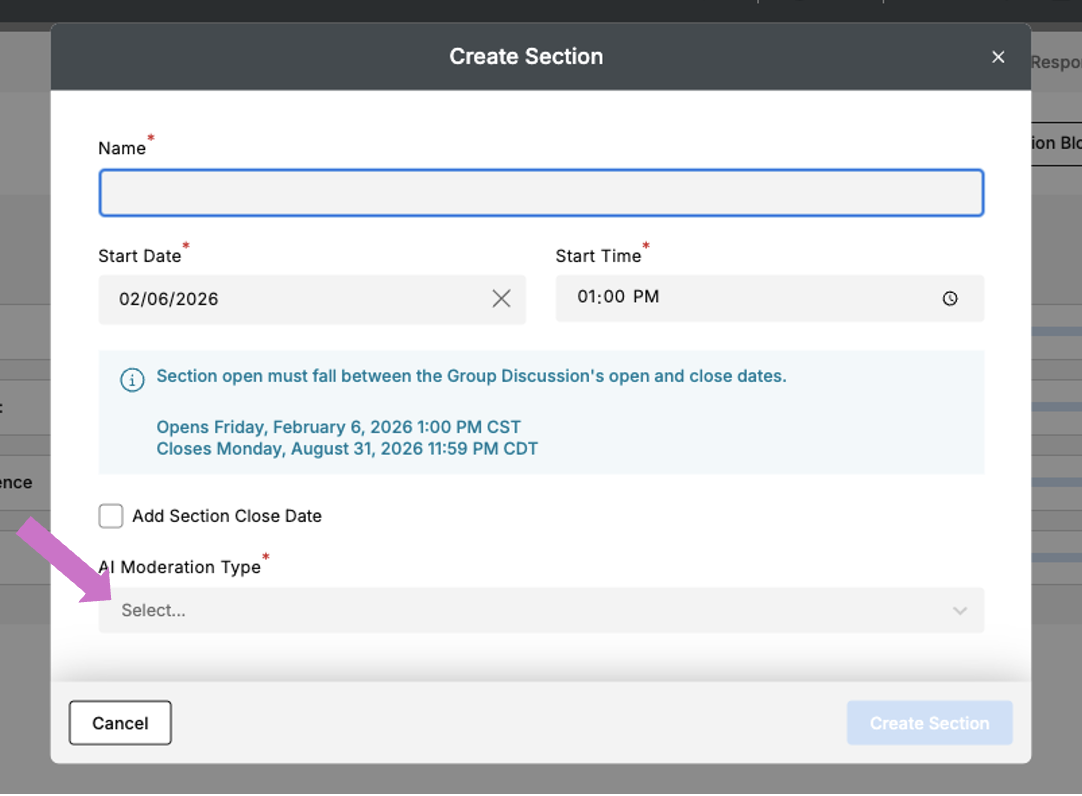 Previewing Question Types