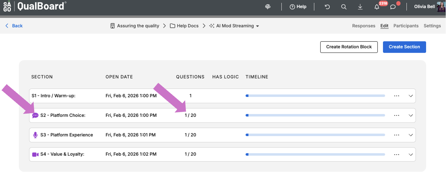 Previewing Question Types