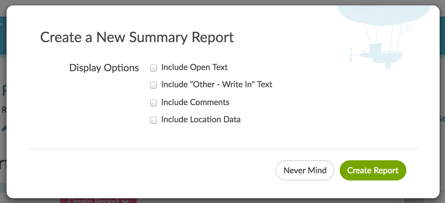 Comments in Legacy Summary Reports