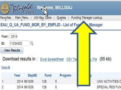 funding manager lookup