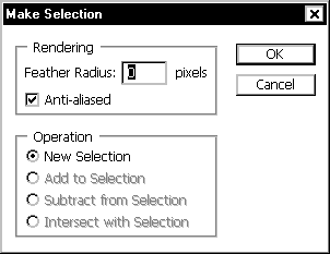 make selection