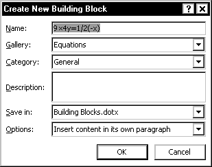 create new building block