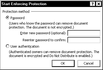 start enforcing protection