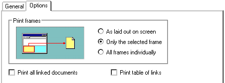 options tab