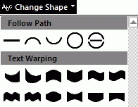 change shape