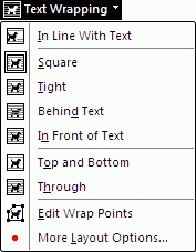 text wrapping