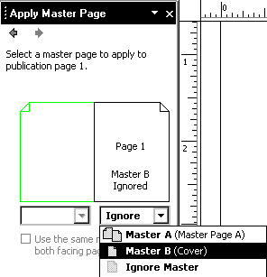 about publisher master pages