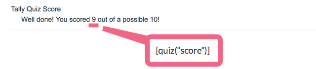 Tally Quiz Score Merge Code