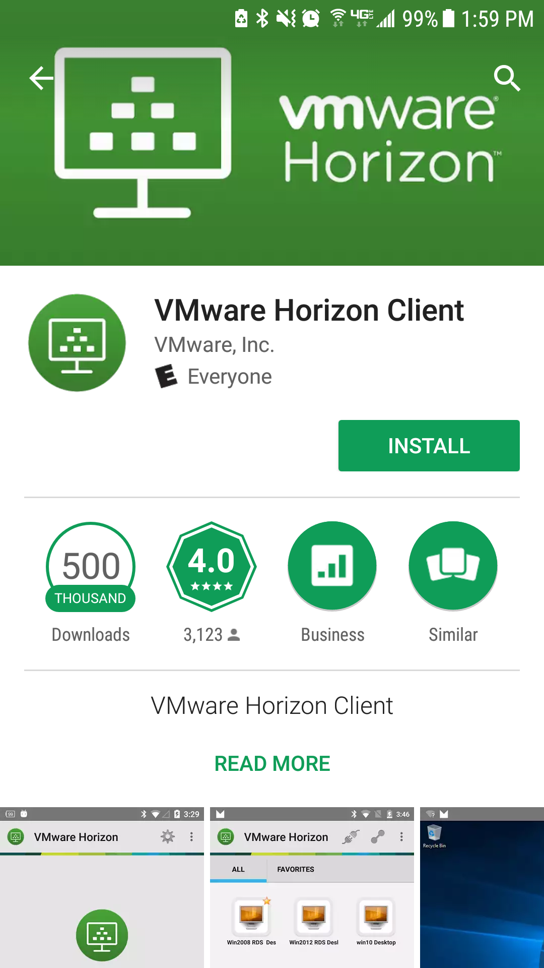 Install VMware Horizon