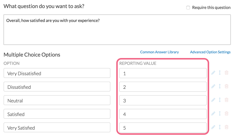 Build FAQ: Reporting Values