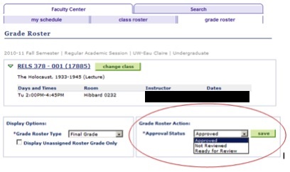 grades submit instructor