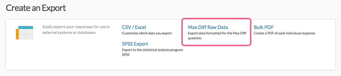 Max Diff Raw Data