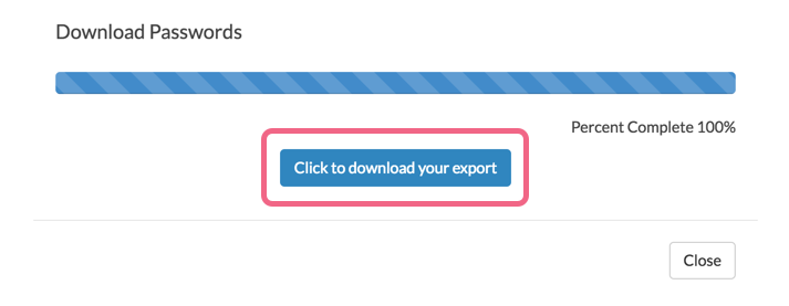 Click to Download Your Export
