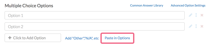 Paste in Options